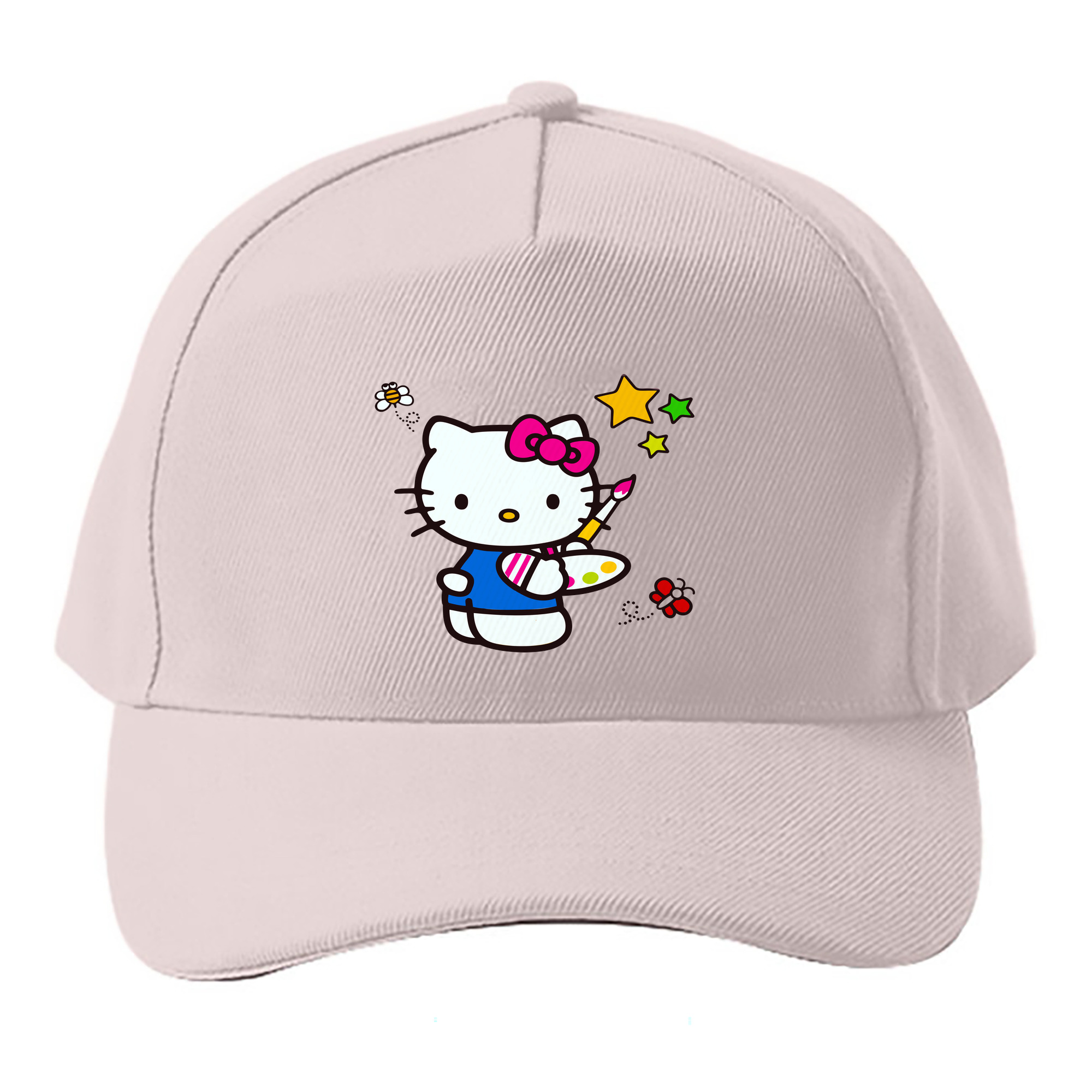 （画像用） Hello Kitty ハローキティ ベースボールキャップ 綿100％ 男女兼用 帽子 スポーツ